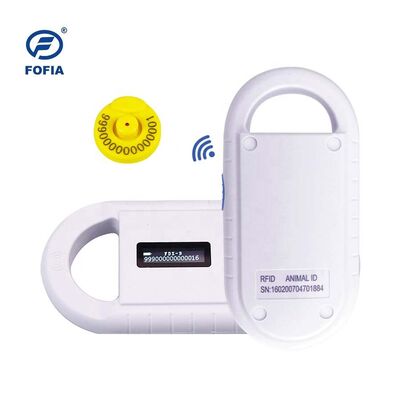 Fofia Handheld Plastic Animal Microchip RFID Kartenleser PT160 134,2 kHz OLED-Bildschirm USB-Lithiumbatterie CE-zertifiziert ISO