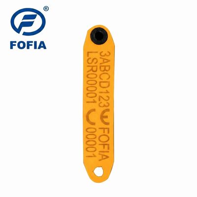 Neue Fofia HDX hochtemperaturbeständige integrierte Anti-Schüttung TPU Laser-codierte elektronische ET969 Gelbe Schafe RFID Ohrzeichen 1.5