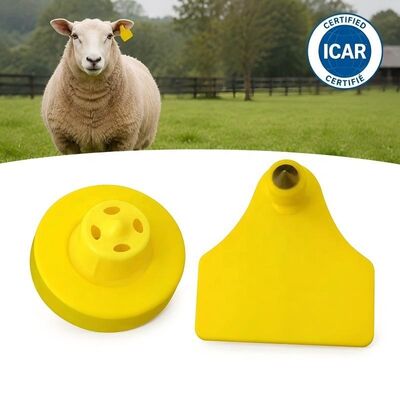 Wasserdichter Fofia ET957+T967 Schaf Ziegen Kombinations Tier Elektronischer Tracking Ohranhänger Neue Hochwertige RFID TPU Laser Codierung