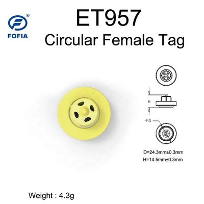 Wasserdichter Fofia ET957+T967 Schaf Ziegen Kombinations Tier Elektronischer Tracking Ohranhänger Neue Hochwertige RFID TPU Laser Codierung