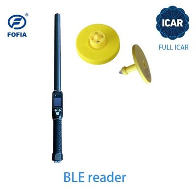 Neue vollständige ICAR ET908+T901 wasserdichte RFID LF TPU gelbe Tier Ohrmarke 14,5 mm Rinder Kuh Chips 5 Jahre Garantie Rinder