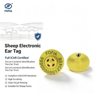 Hochwertiges neues OEM ET957 134.2kHz TPU Chip Tier Ohrzeichen für Schweine Schafe Kuh-10cm Lesereich -20~80C ICar