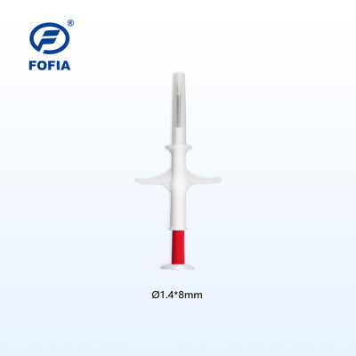 FOFIA ZS007 RFID 134.2kHz Tier-Mikrochip FDX/EM4305 Chip IP67 Wasserdicht für Tierhaltung für Haustiere Injektionsverpackung aus Kunststoff Neues 1.5