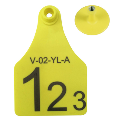 FULL ICAR zertifizierte ET902 Custom TPU RFID Vieh-Ohr-Tags mit Laser-gegravierter Nummerierung Dauerhafte Tier-Identifikations-Tags zur Verfolgung von Rindern, Schweinen, Schafen und Ziegen