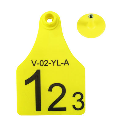 ICAR Certified Durable TPU Animal Ear Tags with 5-Year Guarantee for Livestock Monitoring