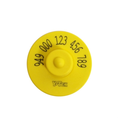 Vieh Eid Ear Tags Yellow Color der Bauernhof-960MHz 96 Bits
