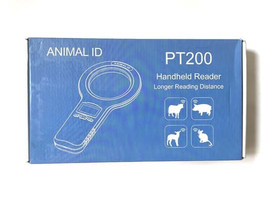 Tragbarer 134,2 kHz RFID Handtierohrmarke-Leser des Mikrochip-Scanner-FDX-B