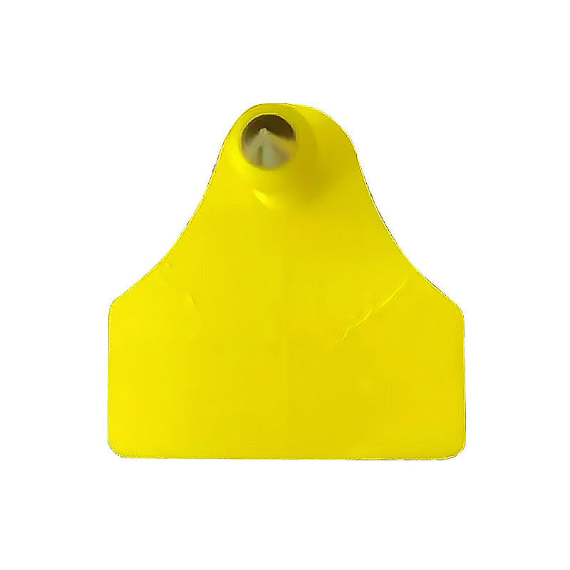 High Durability PEUR Material RFID Ear Tag with 350N Tension for Livestock Tracking ISO11784/5 Compliant