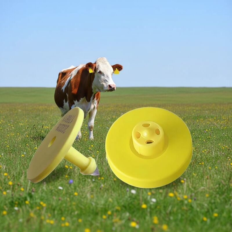 Dauerhafte 134,2 kHz RFID-Ohrmarke für Vieh mit ISO11784/5 FDX-B-Standard und wasserdichtem Design