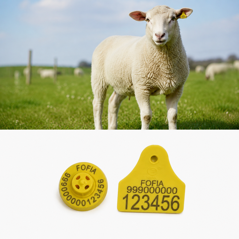 Leseentfernung 22 cm für FDX B Tier-ID-Tags Einfach zu installieren Tags für genaue Tierverfolgung und -verwaltung