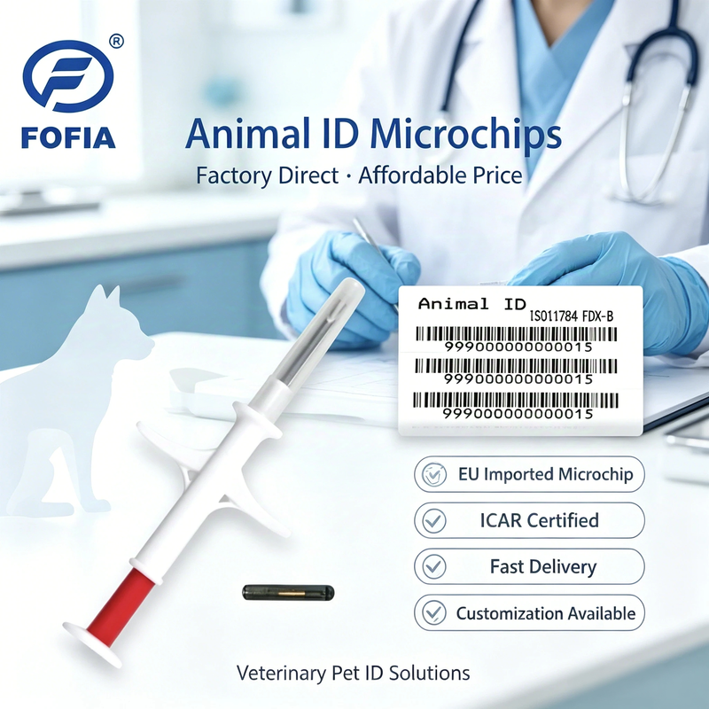 ICAR-sterilisierter implantierbarer Mikrochip mit ISO11784/5 FDX-B zur Identifizierung von Tieren