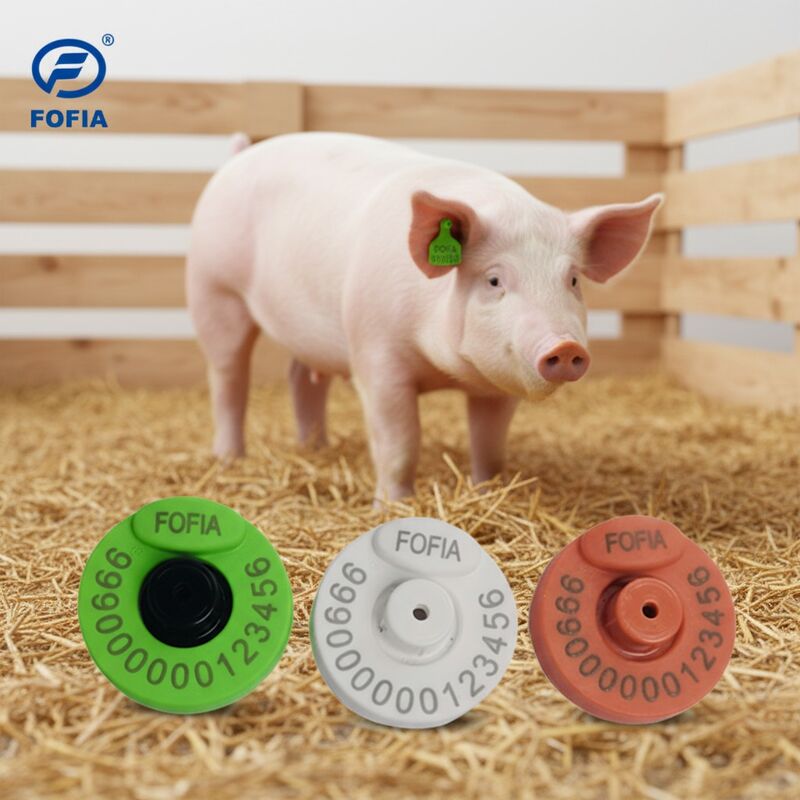 RFID-Tier-elektronische Ohrmarke mit Smart Chip für Schweine Kühe Schafe Multifrequenz-Identifizierung