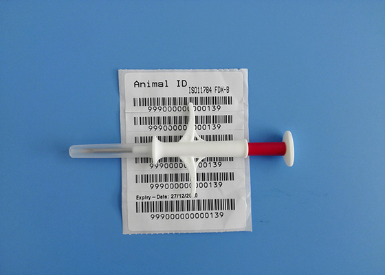 Haustier Identifikations-Mikrochip mit sechs Aufklebern mit ICAR genehmigte injizierbare Transponder