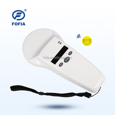 Handheld RFID Microchip Scanner with 128*32 OLED Screen One Year Guarantee and PVC Material for Animal ID Reading