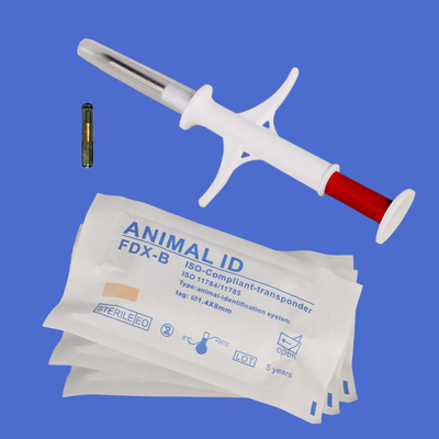 Eingespritzter Tier-Identifikations-Mikrochip LF-ISO-Rfid Glasumbau für die Tierhaustier-Spurhaltung