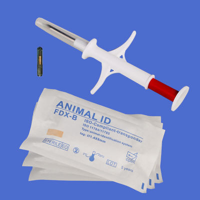 ICAR-zertifiziertes 1.4×8mm Tier-ID-Mikrochip-Implantat - injizierbarer Haustier-Tracking-Transponder Bio-kompatibel Glas-inkapselter RFID-Tag für lebenslange Identifizierung von Haustieren und Veterinärgebrauch